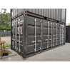 containers 20 pieds Open side couleur noir