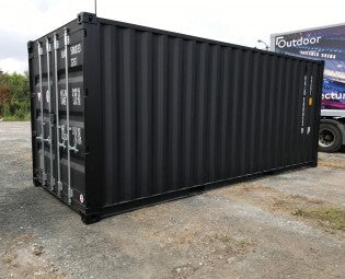 Containers maritime standards  de 20 pieds par 8 couleur noir  neuf