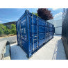 containers 20 pieds Open side Bleu