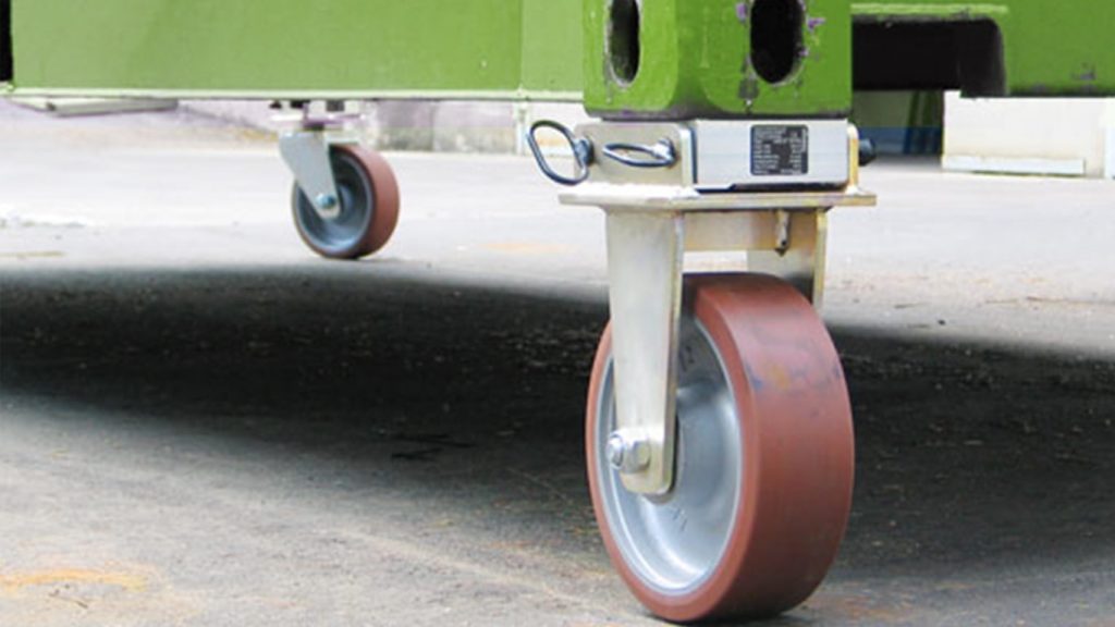 Ensemble de 4 Roues pour Transport de Containers Maritimes